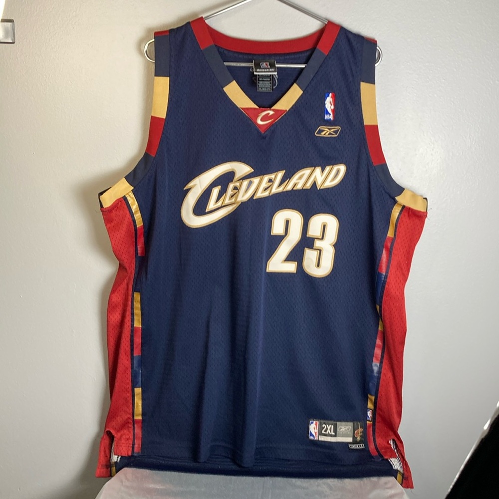Reebok Men’s NBA Authentic James 23 Jersey Sz 2XL